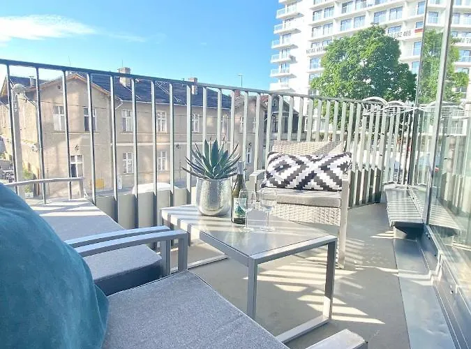 Seahome Horyzont Z Parkingiem דירה *